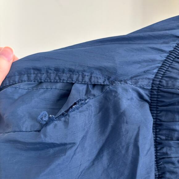 Vintage Franklin Sports Full Zip Windbreaker Navy Blue Size Large - Picture 7 of 7